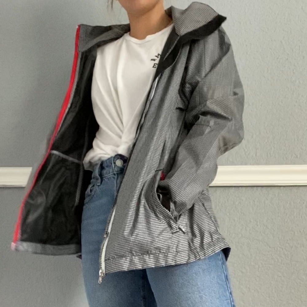 GINGHAM RAINCOAT